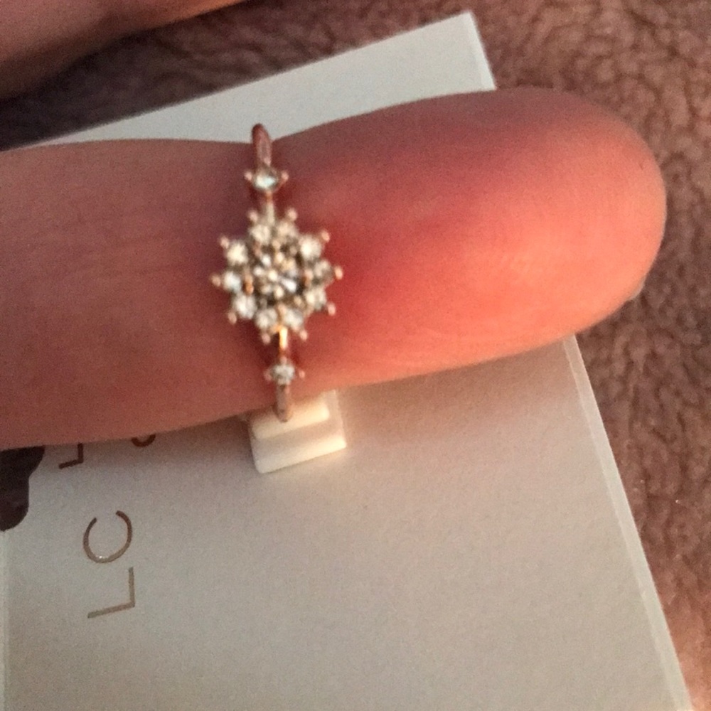 Lc Lauren conrad rhinestone ring
